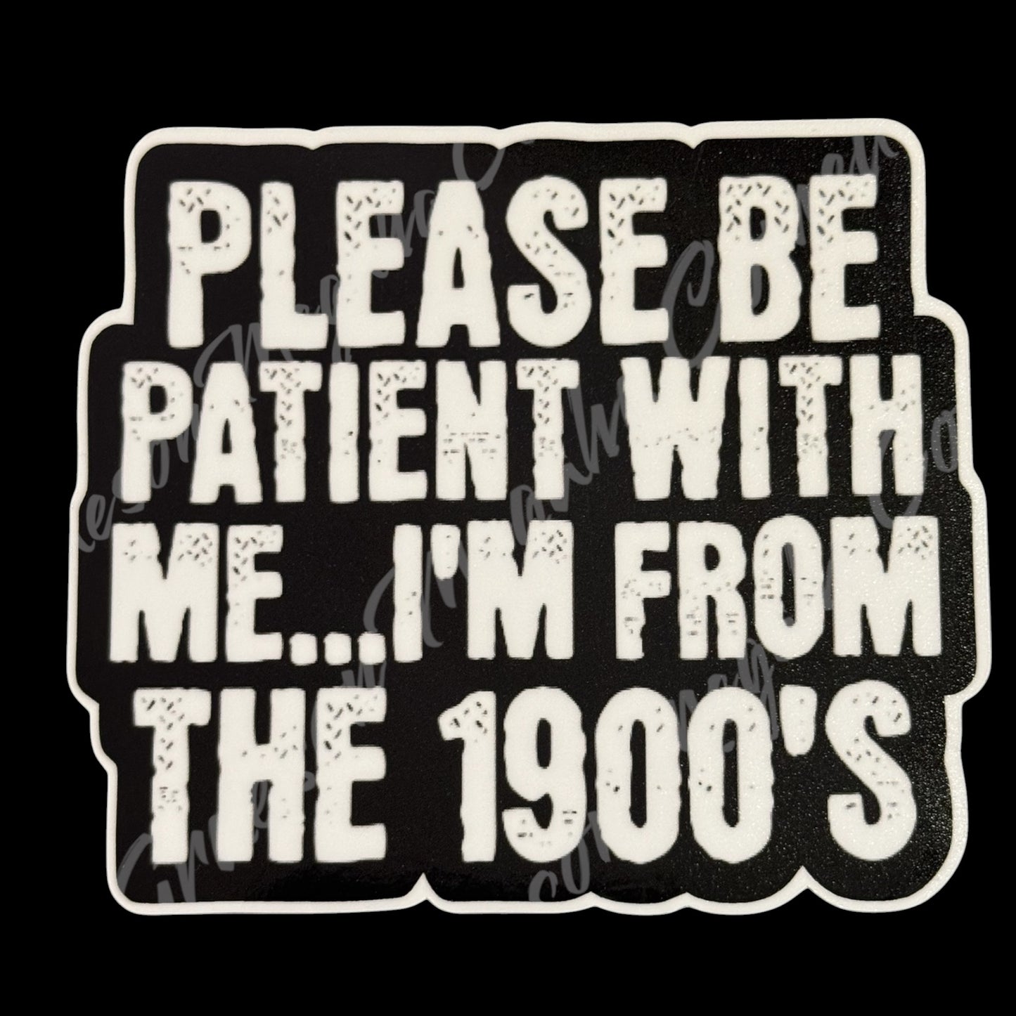 From the 1900's 3.5x3in Sticker #70