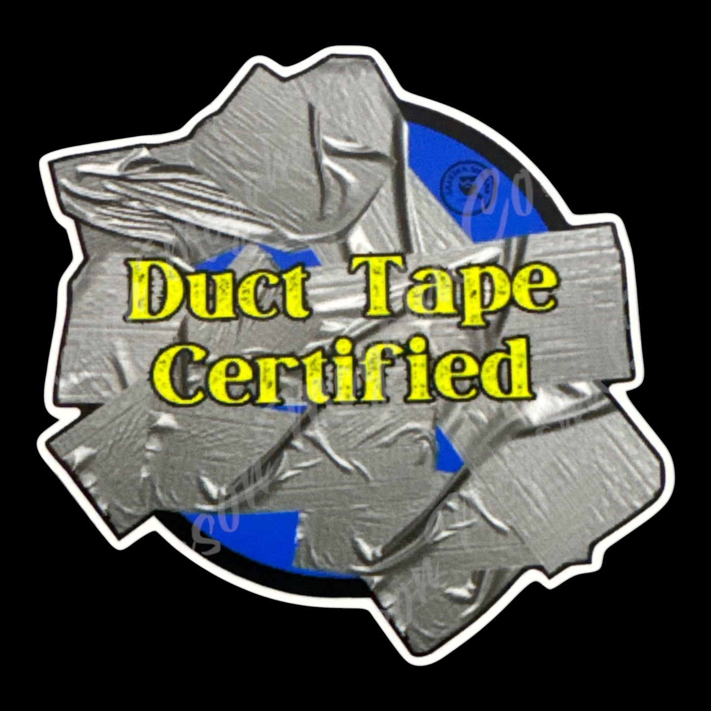 Duct Tape Certified 3x3in Sticker #95