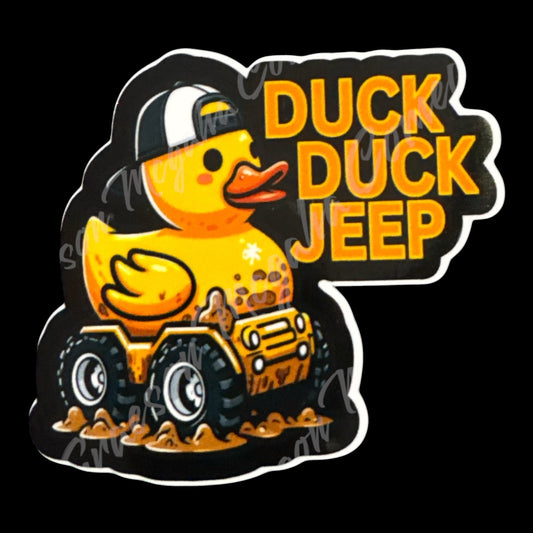 Duck Duck Jeep 3.25x3in Sticker #84