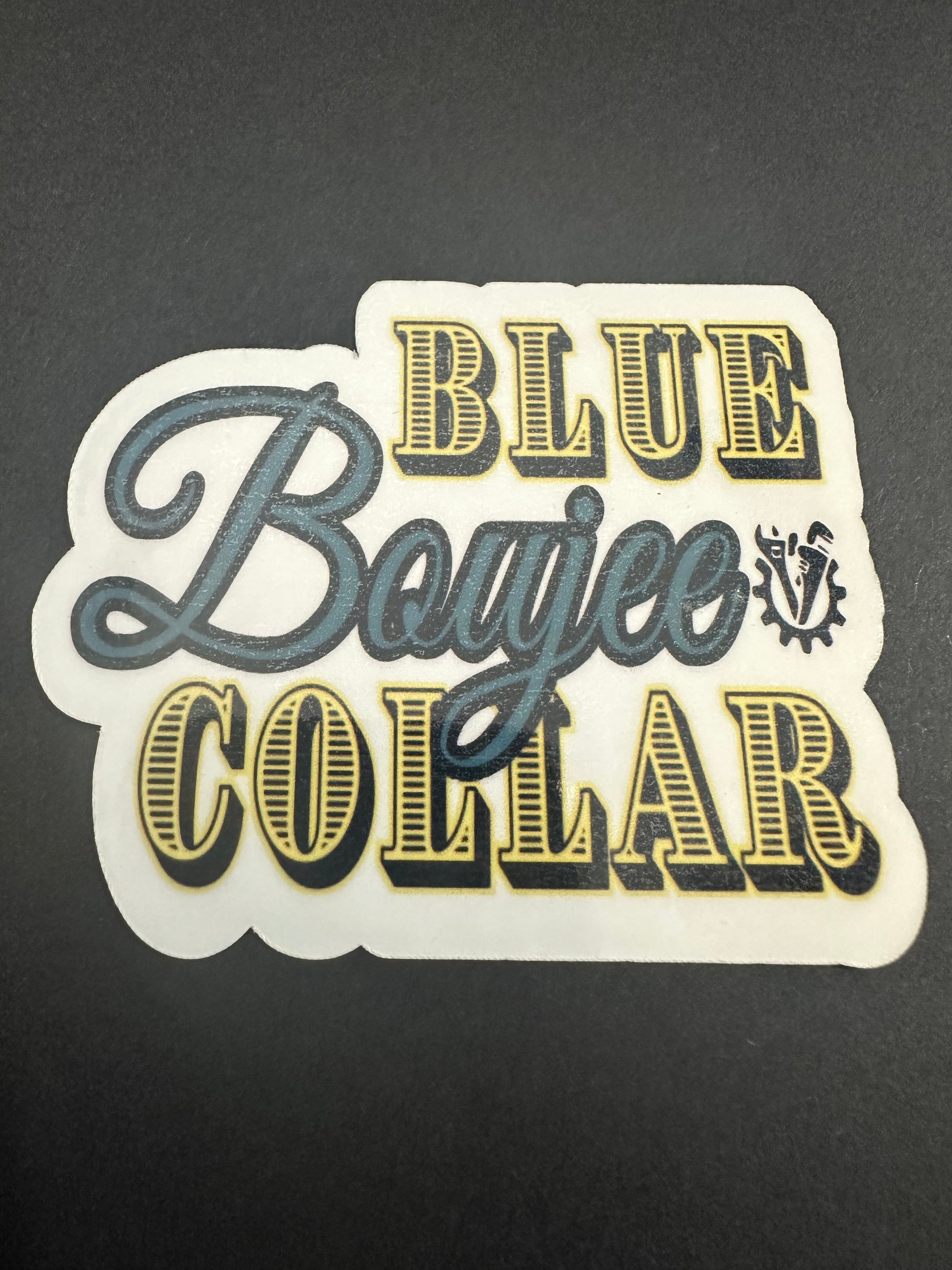 *Blue Collar Sticker