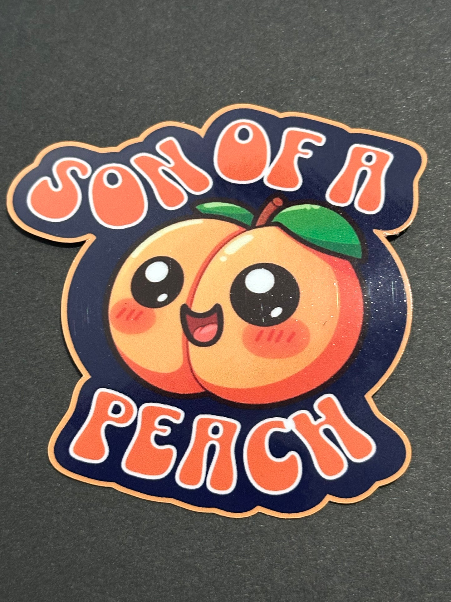 Bennett Peach “Son of a Peach” 5x5 inch Vinyl Decal