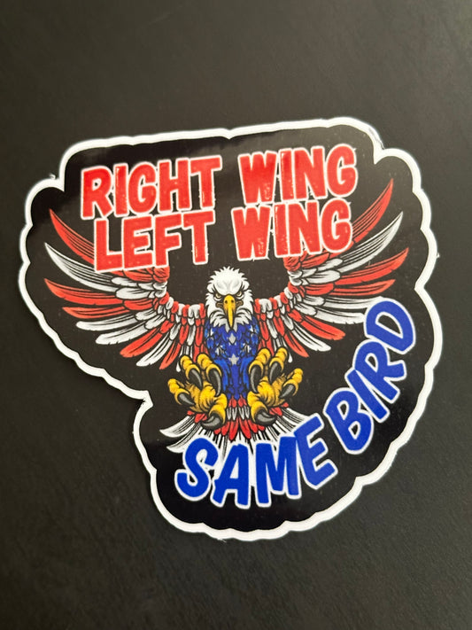 Same Bird 3x3 inch vinyl sticker