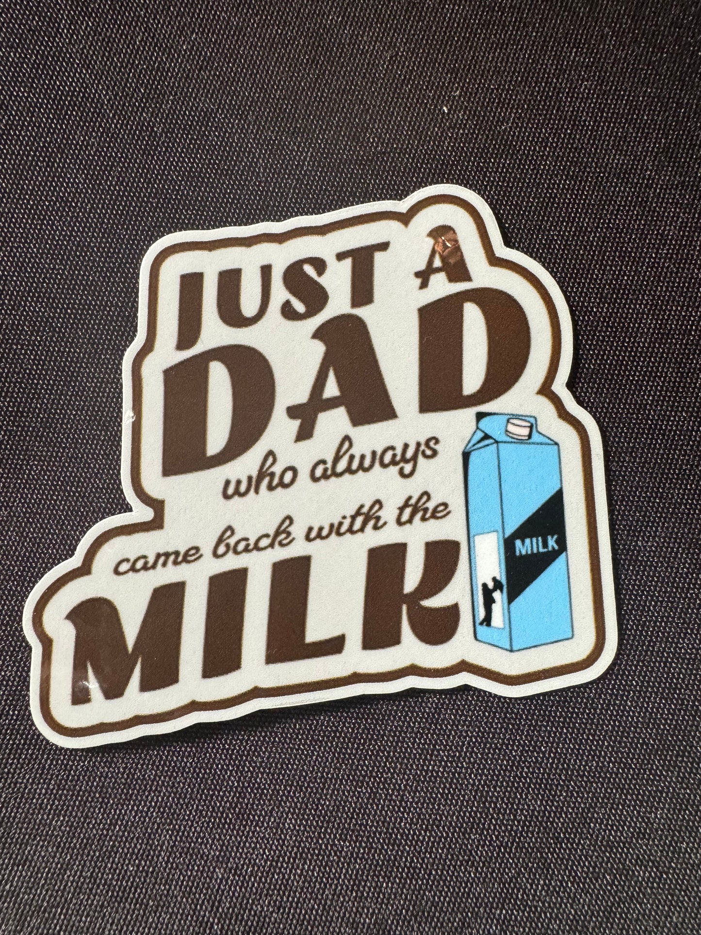 Just a Dad Funny Sticker 3x3 inch Vinyl Sticker