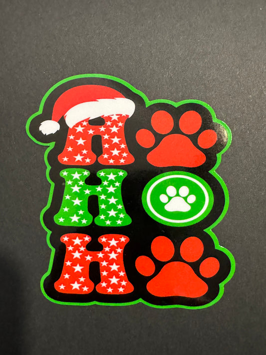 HoHoHo 3x3.2 inch Vinyl Sticker Decal