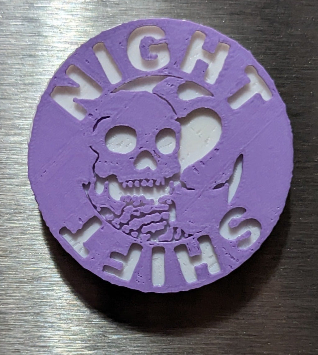 Night Shift Magnet *PICK YOUR COLOR & SIZE*