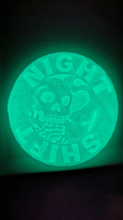 Night Shift Coasters *PICK YOUR COLOR*