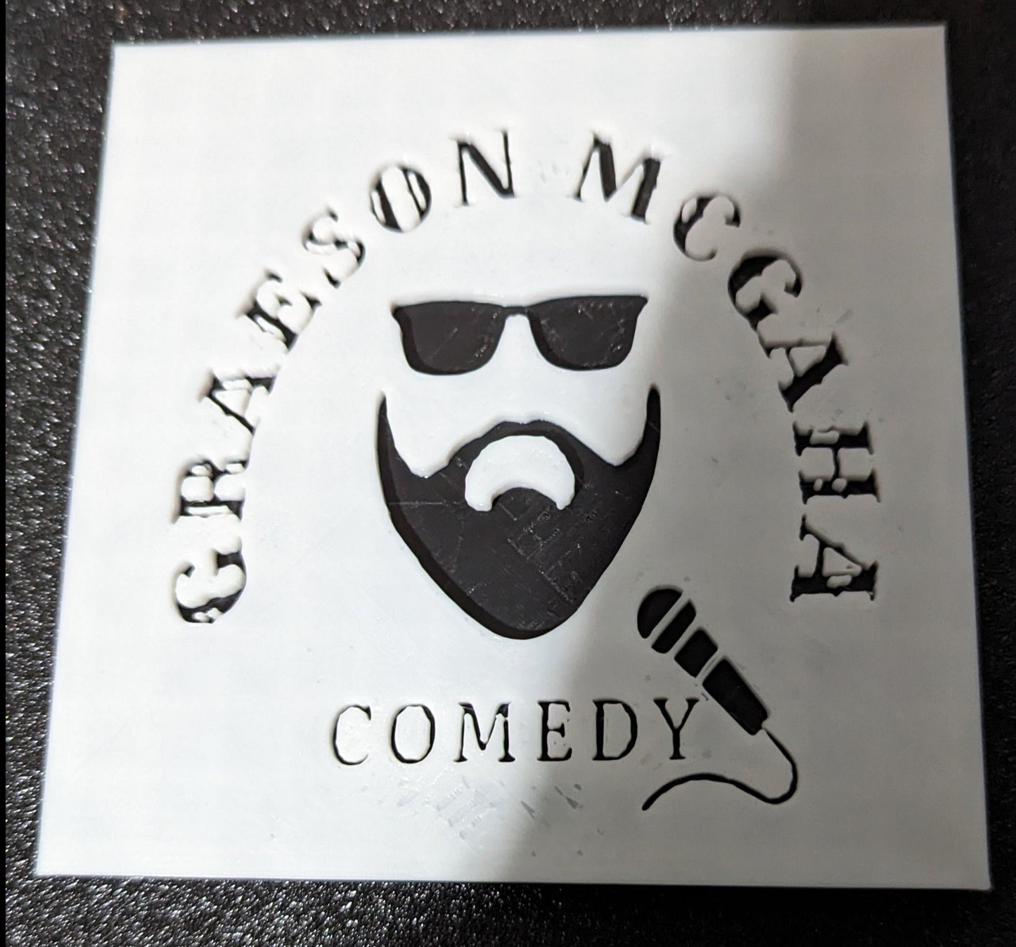 Graeson Mcgaha Comedy Coaster *PICK YOUR COLOR*