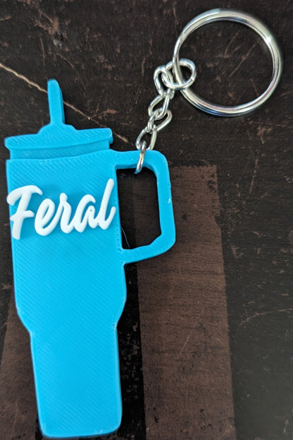 Feral Cup Keychian / Bling