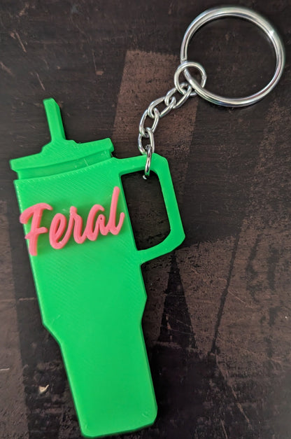 Feral Cup Keychian / Bling