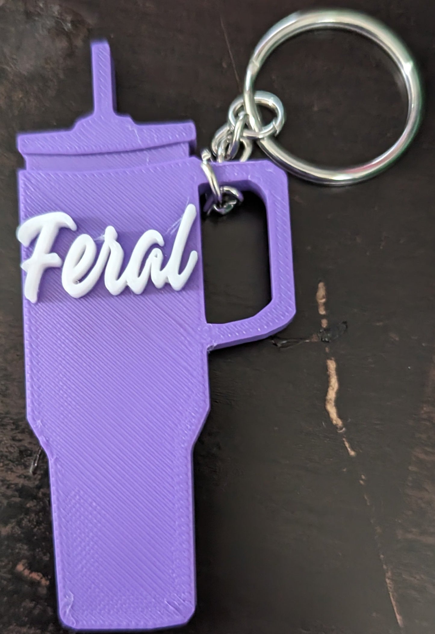 Feral Cup Keychian / Bling