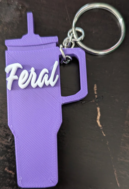 Feral Cup Keychian / Bling