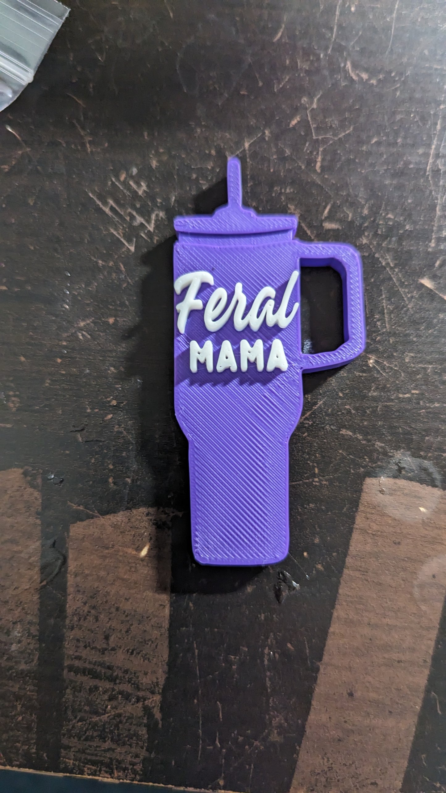 Feral Mama Keychain