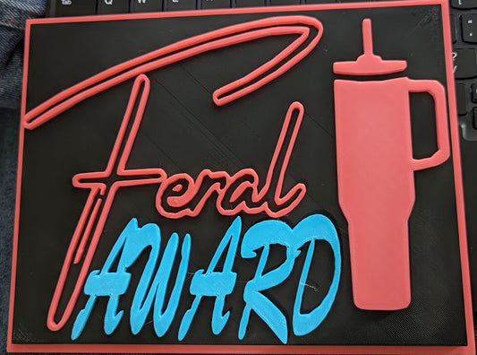 Feral Award Plaque