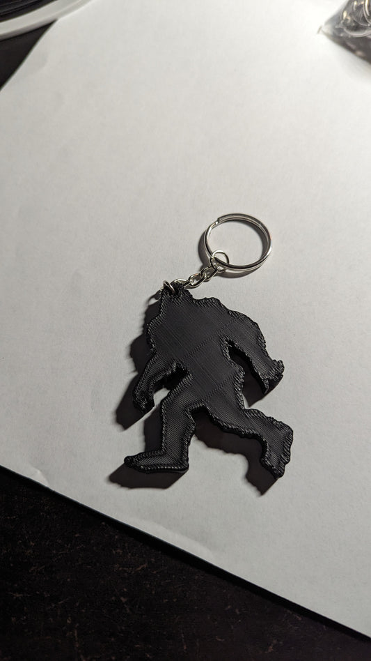 Walking Bigfoot Keychain