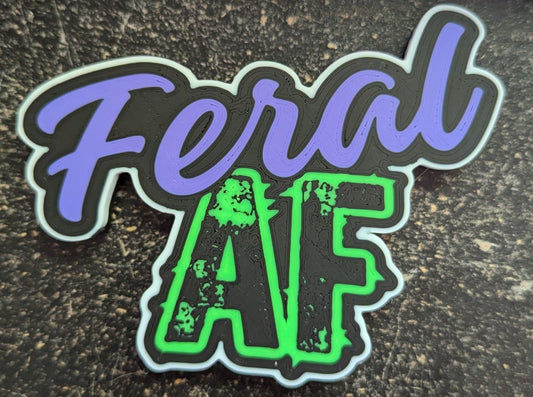 Feral AF Purple / Green Magnet