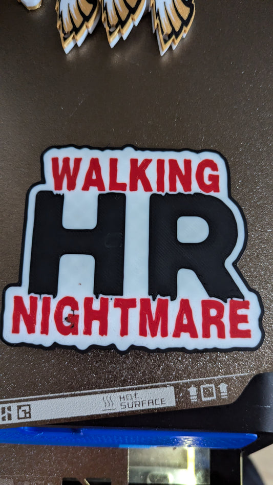 Walking HR Nightmare Keychain