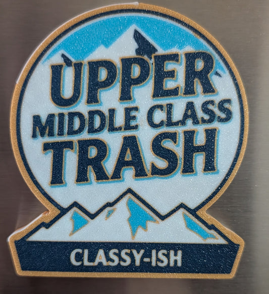 Upper Middle Class Trash Keychain