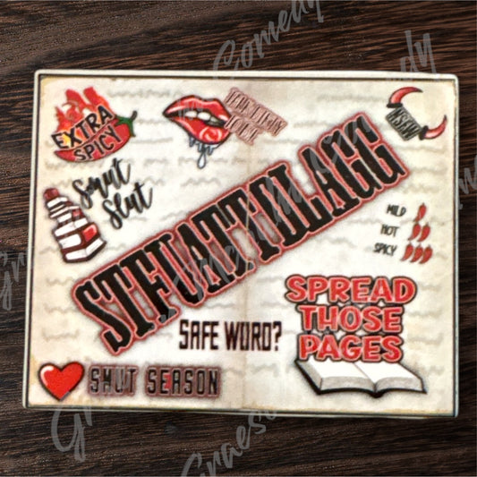Lacey's Design- STFUATTDLAGG 4x3in Sticker #76