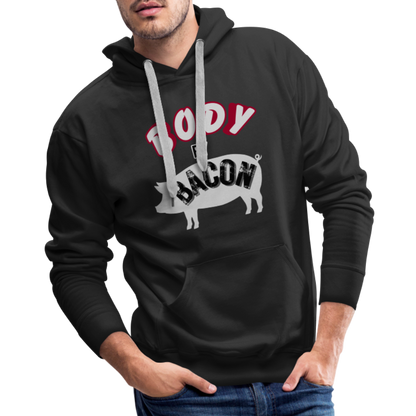 Body By Bacon Men’s Premium Hoodie - black