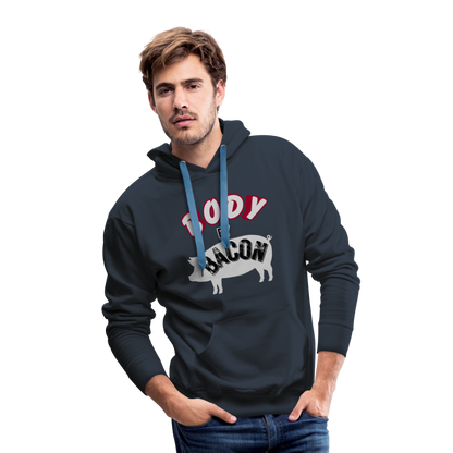 Body By Bacon Men’s Premium Hoodie - navy
