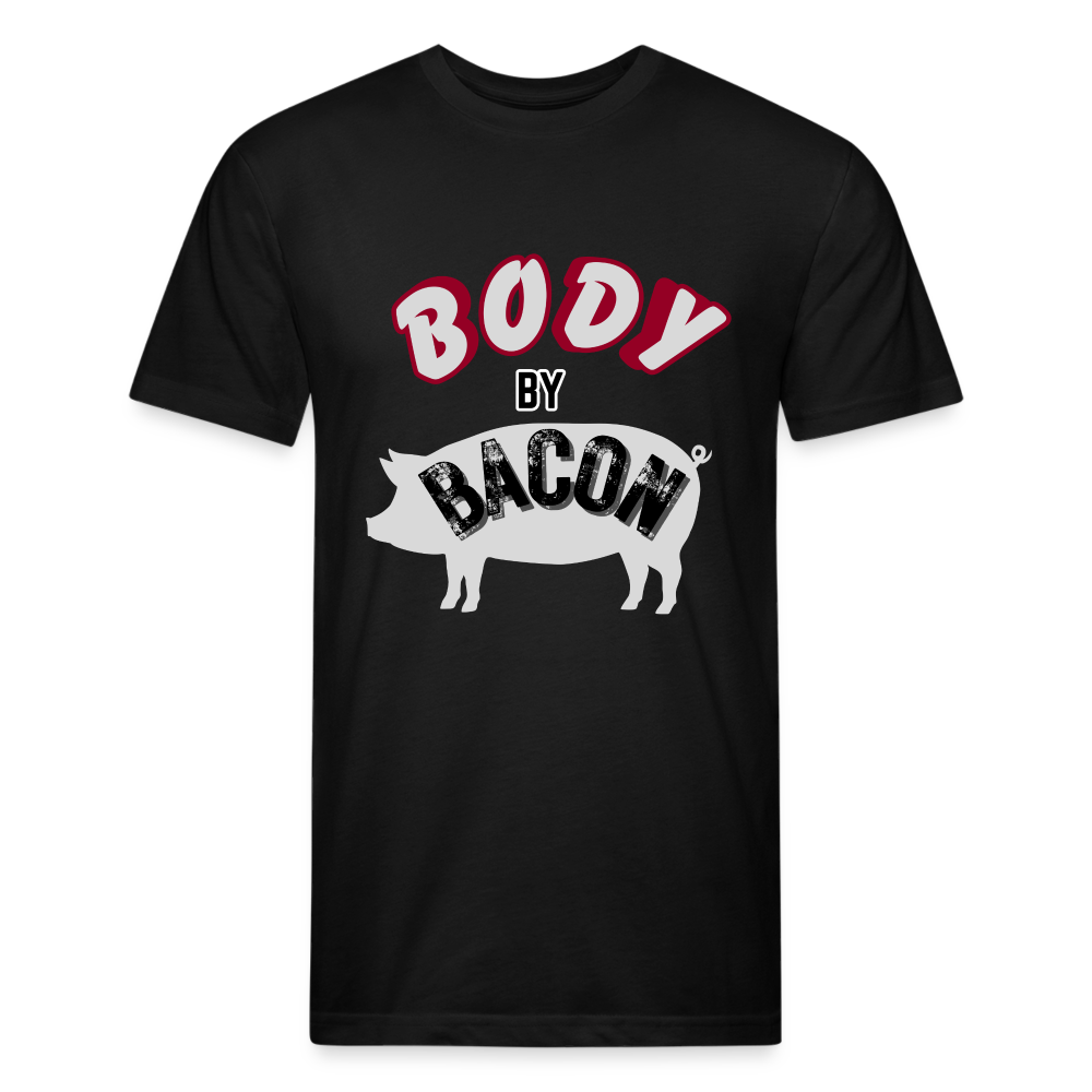 Body by Bacon T-Shirt by Next Level - black