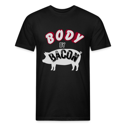 Body by Bacon T-Shirt by Next Level - black
