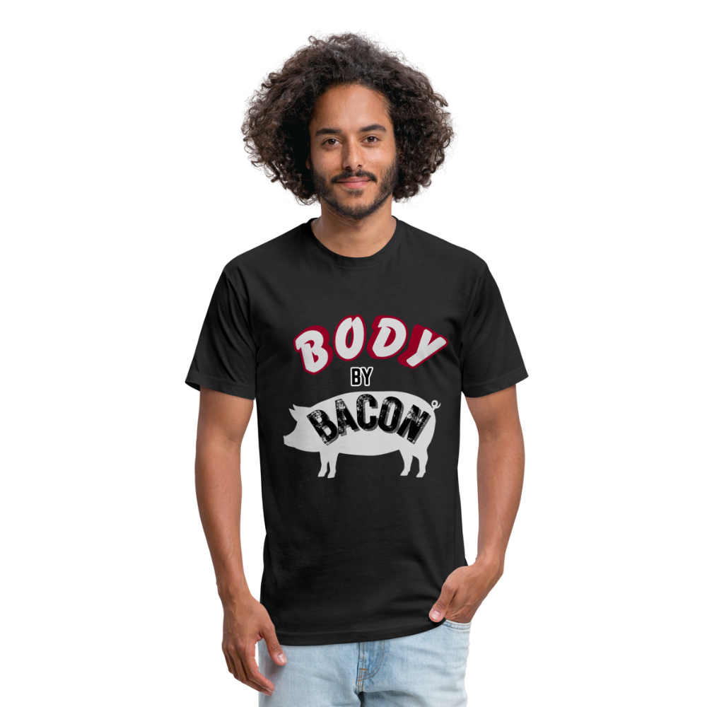 Body by Bacon T-Shirt by Next Level - black