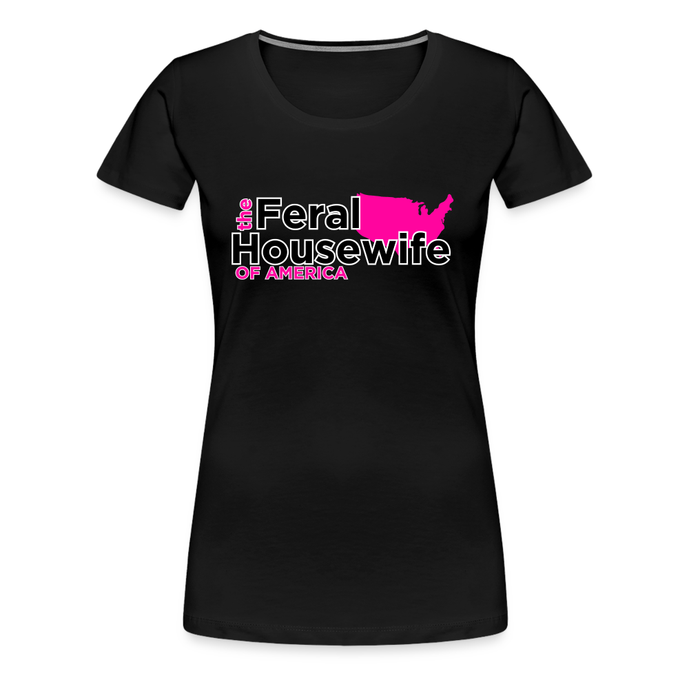 FERAL HOUSEWIFE Women’s Premium T-Shirt - black