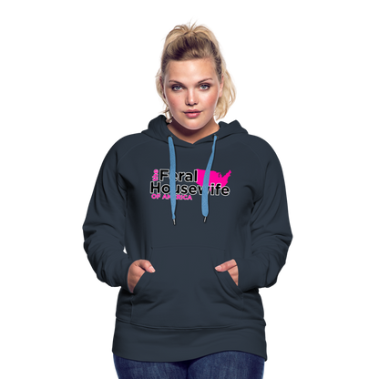 FERAL HOUSEWIFE Women’s Premium Hoodie - navy