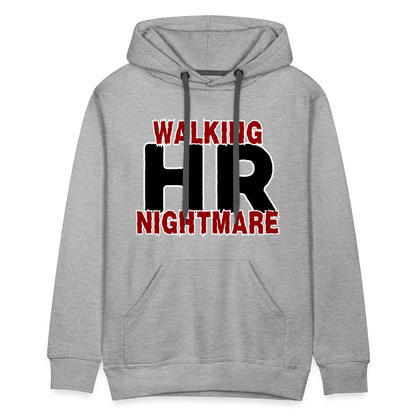 Walking HR Nightmare Men’s Premium Hoodie - heather grey