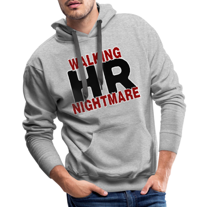 Walking HR Nightmare Men’s Premium Hoodie - heather grey