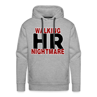 Walking HR Nightmare Men’s Premium Hoodie - heather grey