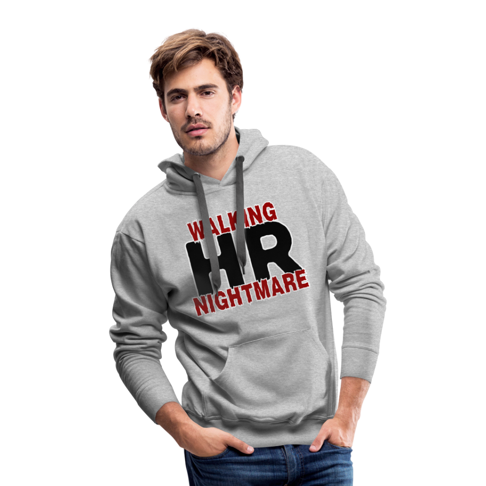 Walking HR Nightmare Men’s Premium Hoodie - heather grey