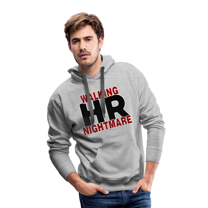 Walking HR Nightmare Men’s Premium Hoodie - heather grey