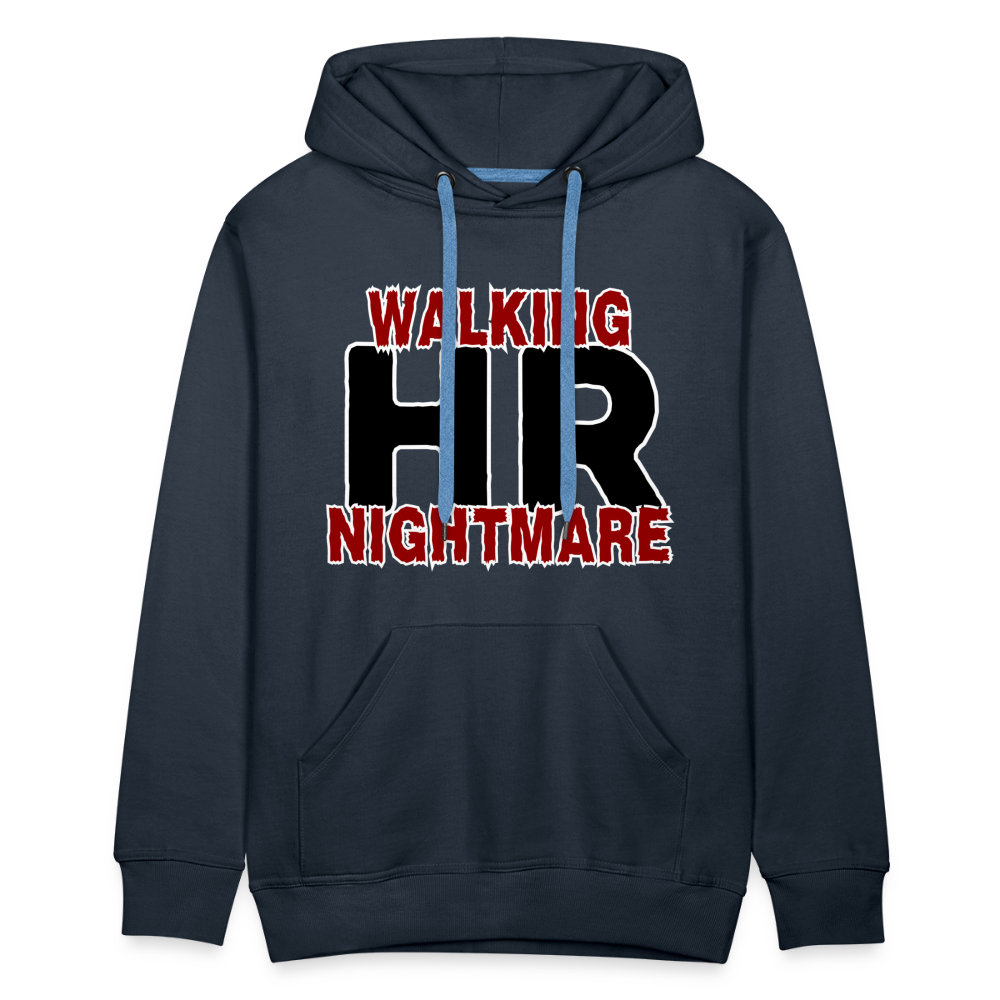 Walking HR Nightmare Men’s Premium Hoodie - navy