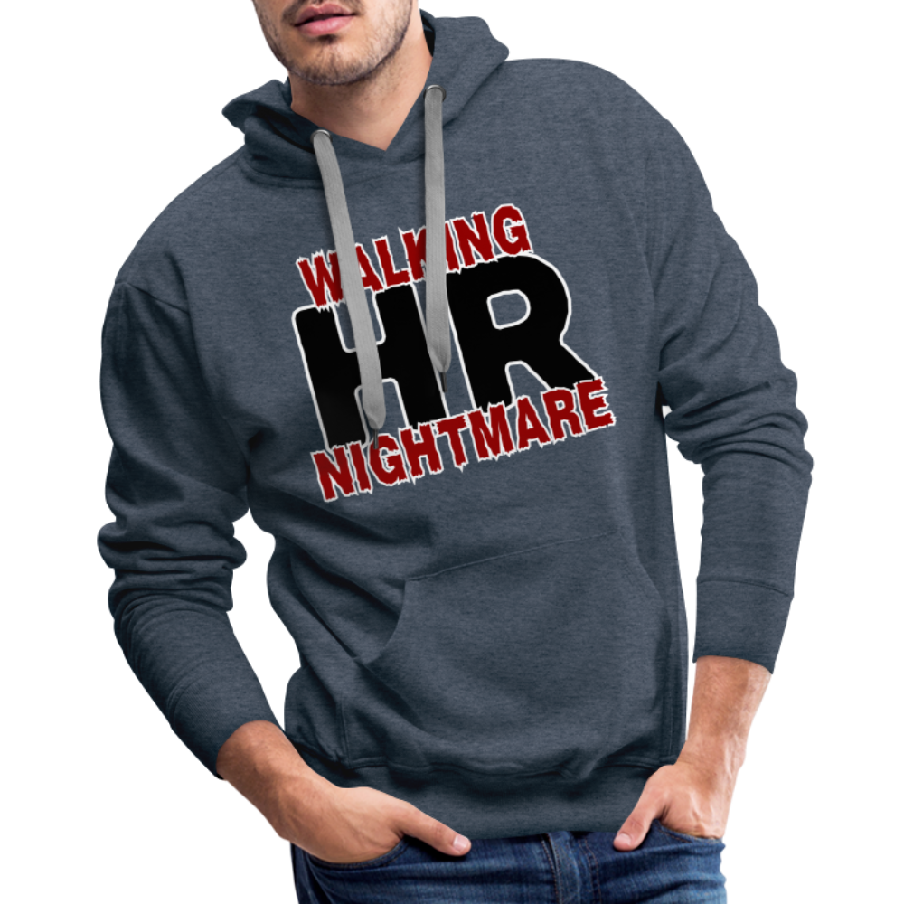 Walking HR Nightmare Men’s Premium Hoodie - heather denim