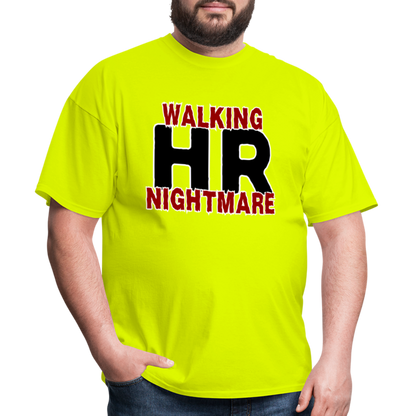 WALKING HR NIGHTMARE Unisex Classic T-Shirt - safety green