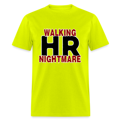 WALKING HR NIGHTMARE Unisex Classic T-Shirt - safety green