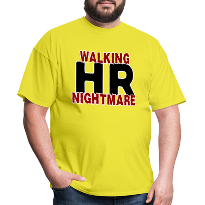 WALKING HR NIGHTMARE Unisex Classic T-Shirt - yellow