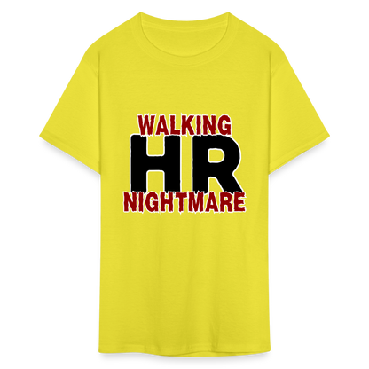 WALKING HR NIGHTMARE Unisex Classic T-Shirt - yellow