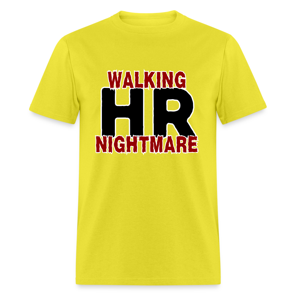 WALKING HR NIGHTMARE Unisex Classic T-Shirt - yellow