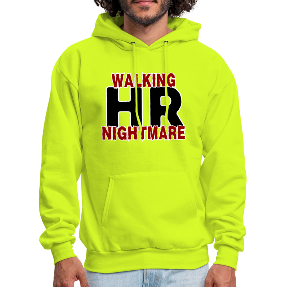 WALKING HR NIGHTMARE Men's Hoodie - safety green