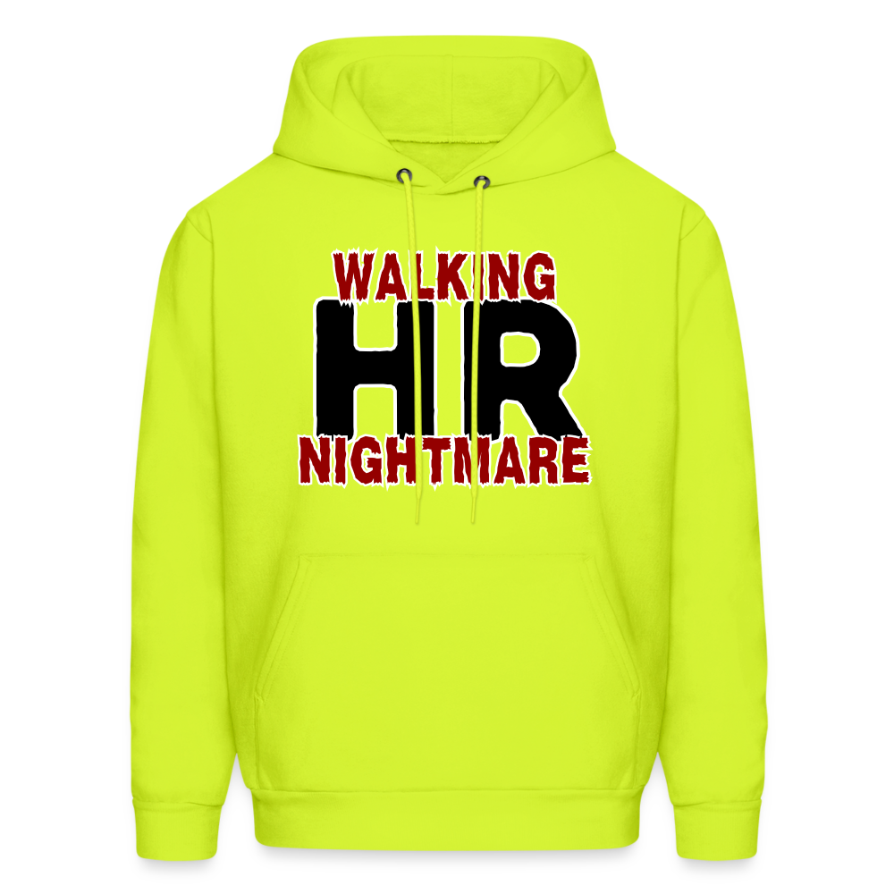 WALKING HR NIGHTMARE Men's Hoodie - safety green