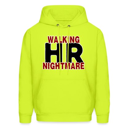 WALKING HR NIGHTMARE Men's Hoodie - safety green
