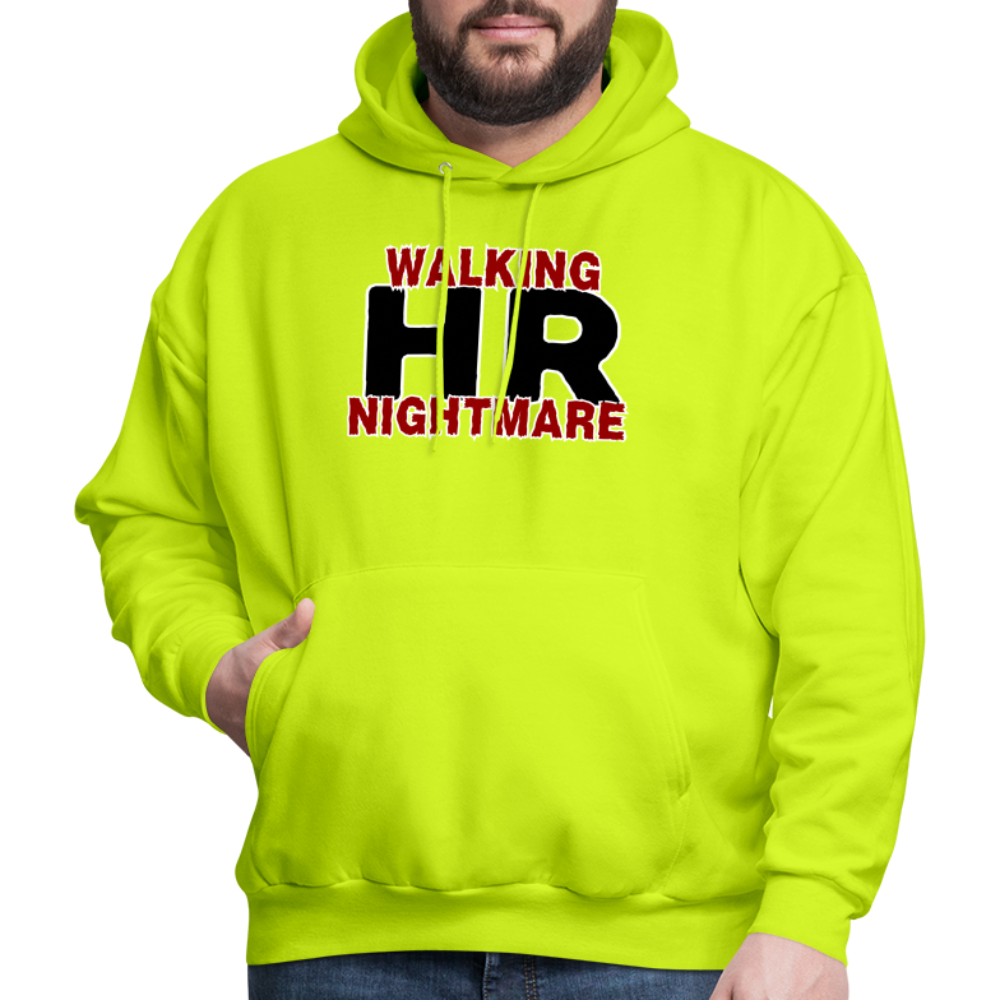 WALKING HR NIGHTMARE Men's Hoodie - safety green