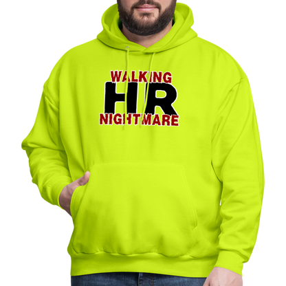 WALKING HR NIGHTMARE Men's Hoodie - safety green