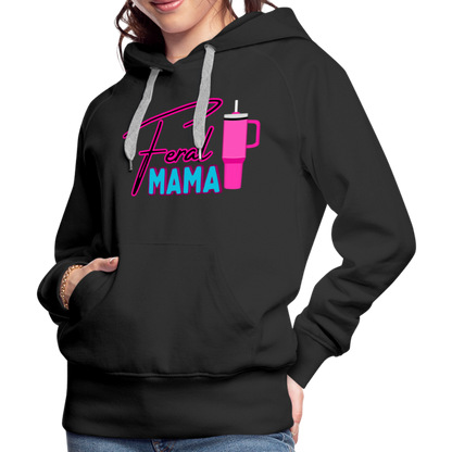 Feral Mama Women’s Premium Hoodie - black