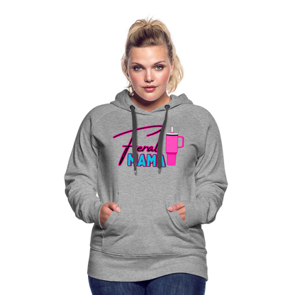 Feral Mama Women’s Premium Hoodie - heather grey