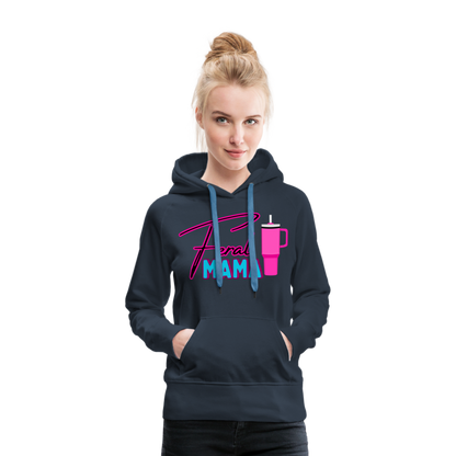 Feral Mama Women’s Premium Hoodie - navy