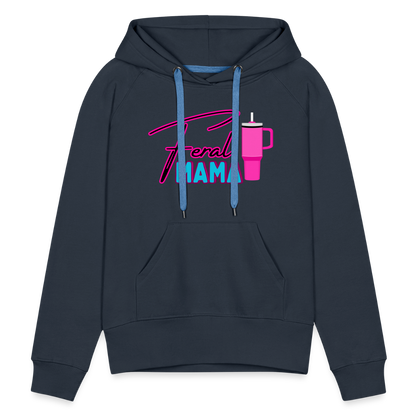 Feral Mama Women’s Premium Hoodie - navy